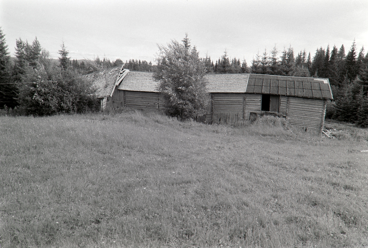 Knappen, Grue Finnskog. Låve, forfall.