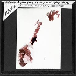 Hans Daae: Relativ brystomfang, 23 aarige Mænd, Norge. Daae