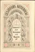 Priskurant (prislista) från Lesjöfors aktiebolag (1887).
Ur Carl Sahlins bergshistoriska samling.