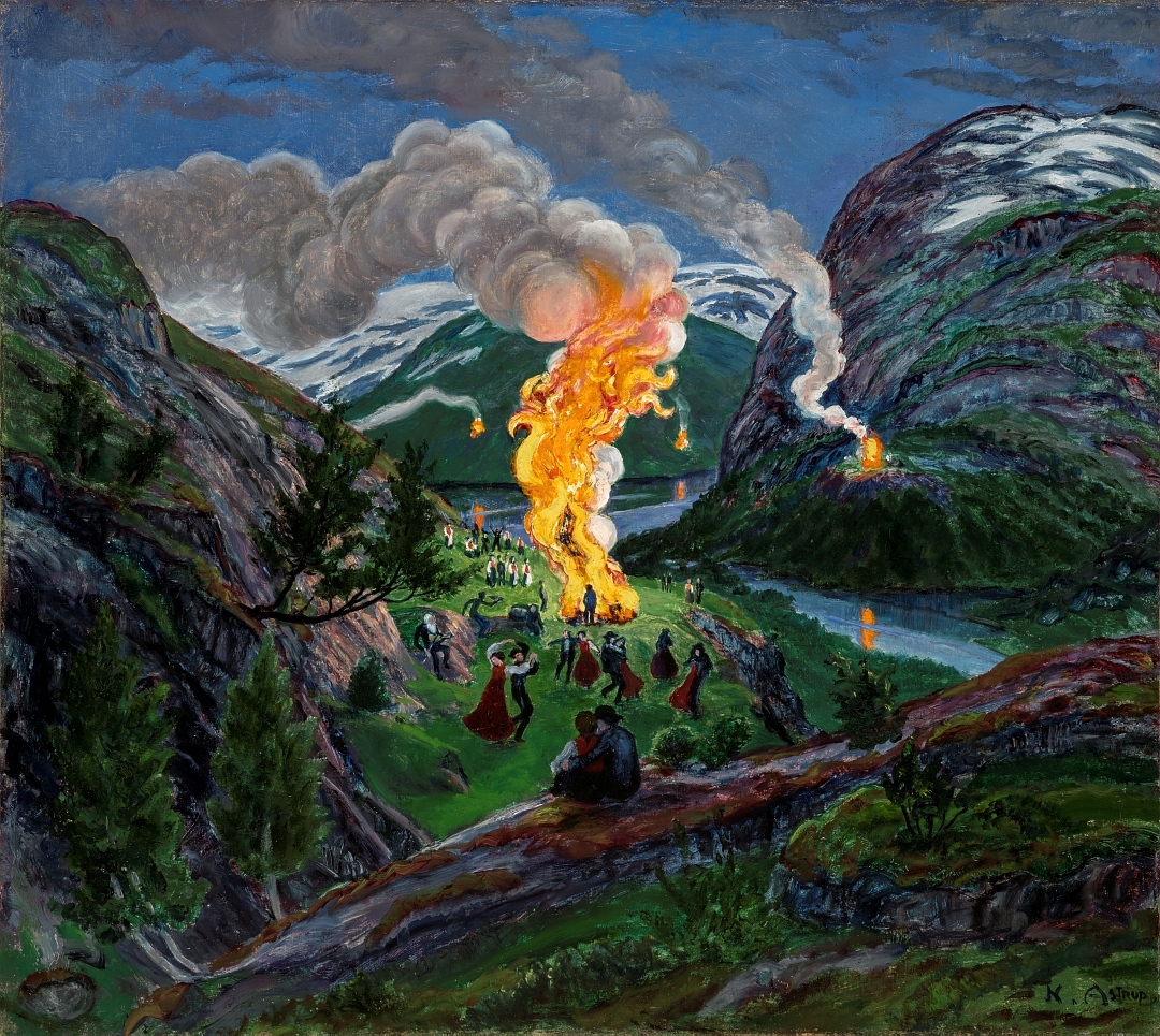 St. Hansbål [Maleri]