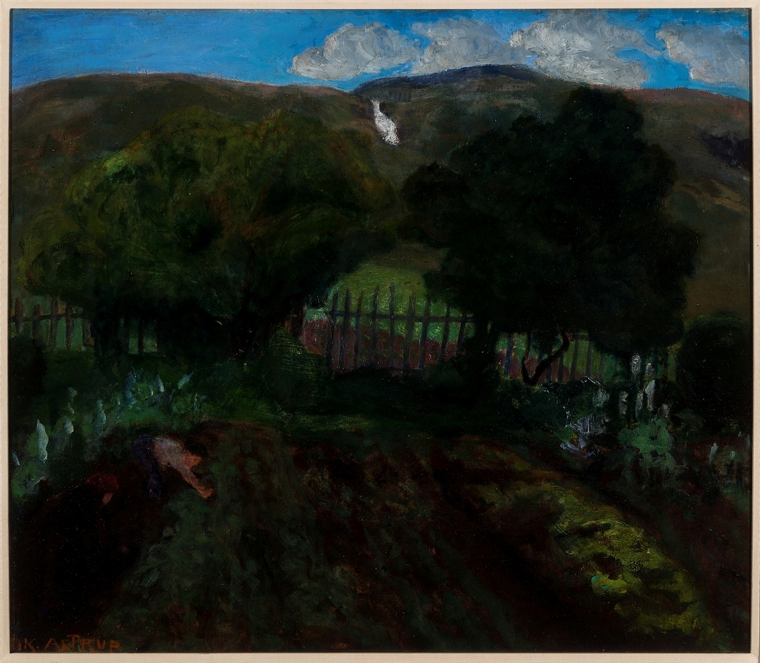 Prestegårdshagen [Maleri]