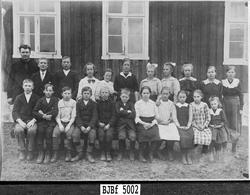 Klassebilde Lysøy skole, Lysøya, Bjugn.