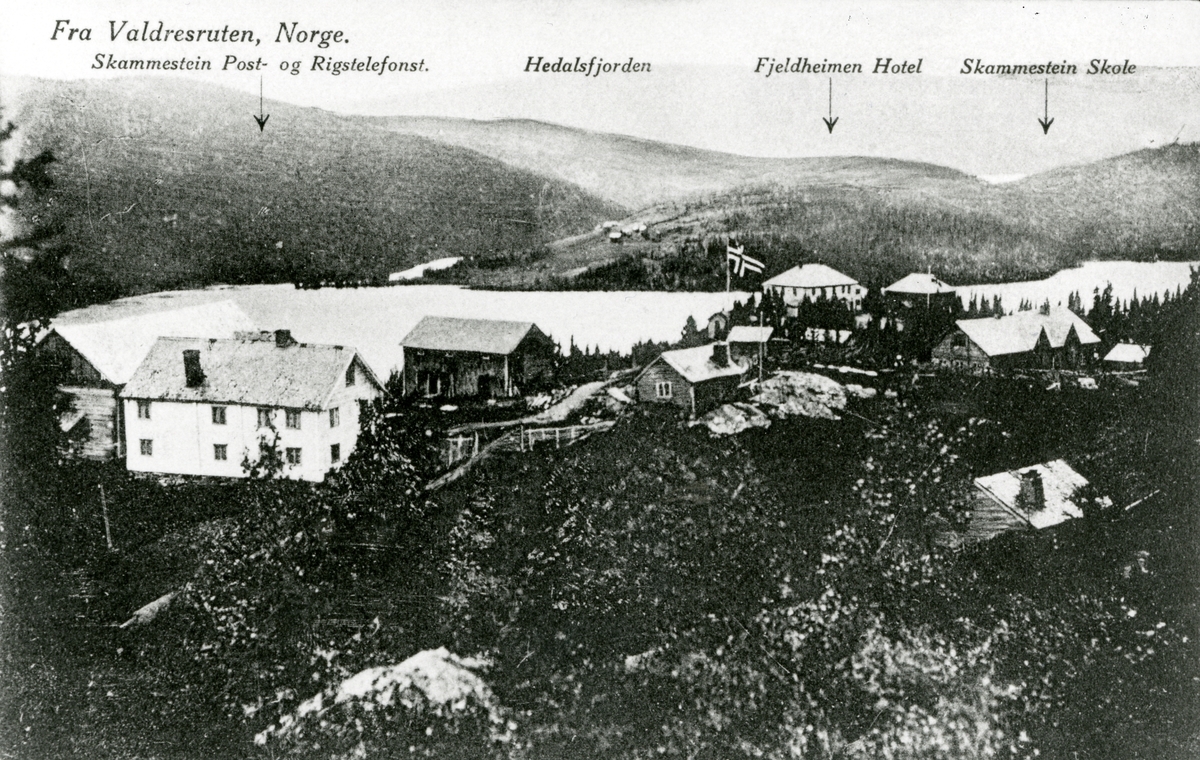 Postkort frå Skammestein 1915.