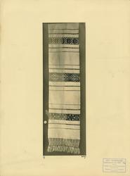 Linnedrätt, med frans.