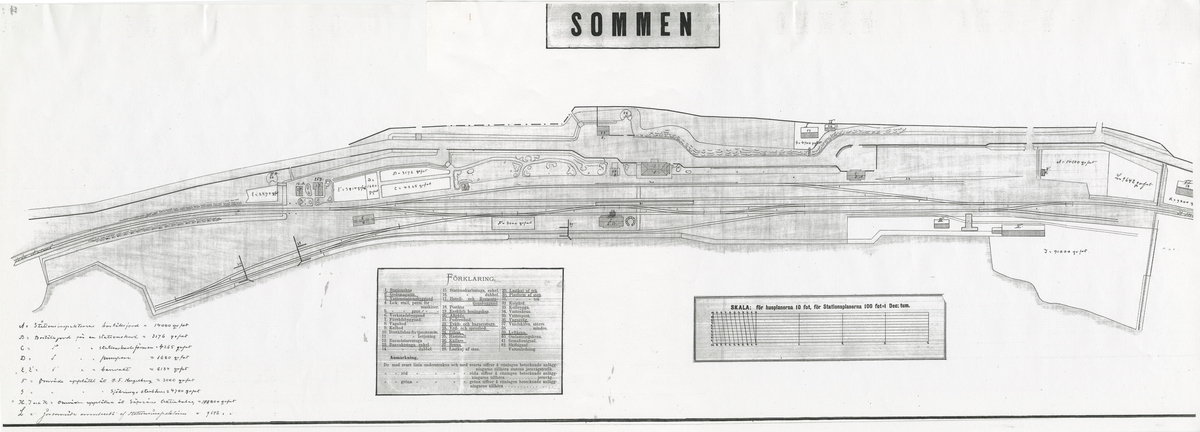 Sommen.

Fogelbergs samling. Inför järnvägens 150-årsjubileum 2006 gjorde Fredrik Fogelberg och Charlotte Lagerberg Fogelberg ett utredningsarbete åt dåvarande Banverket om järnvägens planteringar. Närmare 200 planteringsskisser kopierades från Riksarkivet, landsarkiven och hos privatpersoner. Planteringsskisserna är digitaliserade från de gjorda kopiorna och inte från originalen i arkiven.