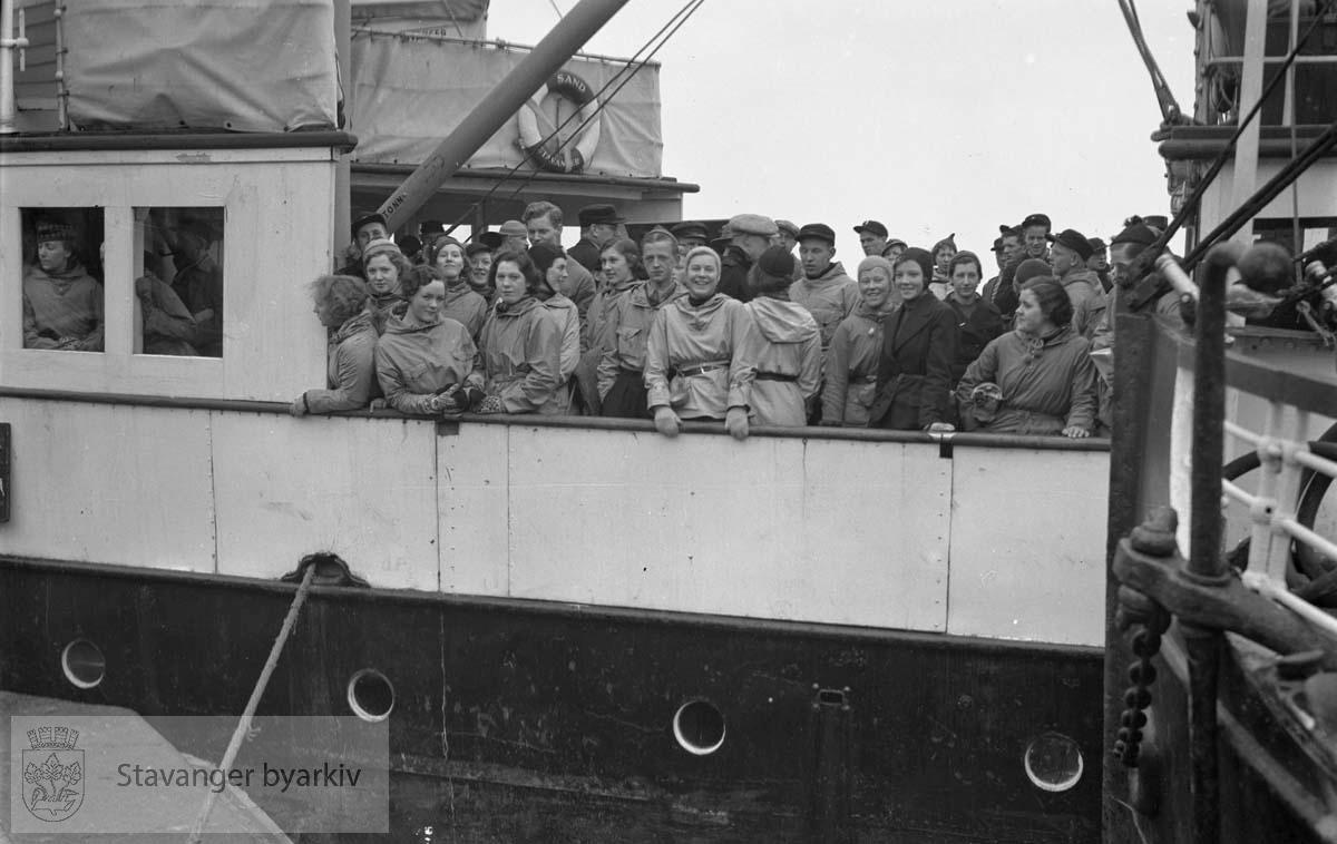Påskebåt i Stavanger 23. mars 1937