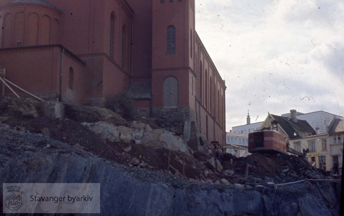 Skyting ved St. Petri.Mot Hospitalsgata.