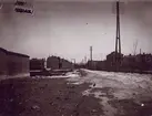 Sjätte distriktets telefonnät, omkr. 1900.  (Linjen vid Sundsvall).