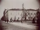 Telefonnät och stationer inom III:dje distriktet omkr. år 1904. Stationen från Norrköping.  Troligen telefonstation.