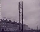 Telefongaljar i Göteborg omkring 1890.