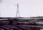 Impregneringsanstalten vid Bolmen i början av 1900-talet.