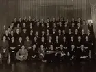 Stockholm. Statsverkens Ingenjörsförbund. Representantsskapsmöte på Byggnadsföreningen nov. 1944.