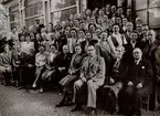 Halmstad. Deltagare i Växelstationsföreståndare:s  Riksförbund:s  (VRF) tredje kongress d. 3-4.9.1946.