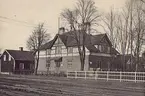 Vykort. Katrineholm. Telegrafstationen. (Förlag: Hjalmar Petterssons Bokhandel).