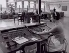 Stockholms Riks 1960. Instruktionsplatser i telefonsal R 12-13 med A-plats och B-D-S-plats.