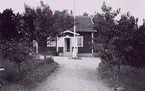 Ekerö telefonstation. År 1942. Exteriör.