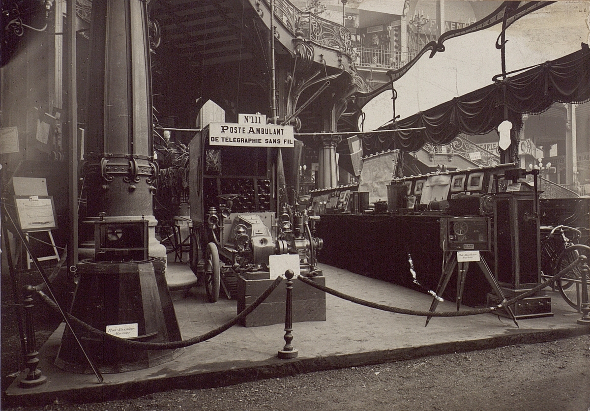 Foto från utställningen i Paris 1902.