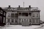 Gällivare telefonstation i oktober 1941. Exteriör.