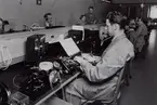 Radiocentralen vid Stockholms telegrafstation 1940-talet.