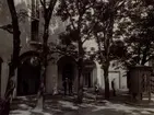 Telefonkiosk på Jubileumsutställningen i Göteborg år 1923.