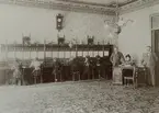 Valparaiso, Chile, 1895. LME. Telefonstation. Interiör.