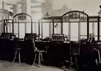 Göteborg telefonstation omkring år 1900. Kassa.