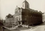 Göteborg telefonstation. Kaserntorget 1921. Exteriör.