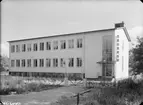 Äppelvikens automatiska telefonstation, troligen år 1934. Exteriör.