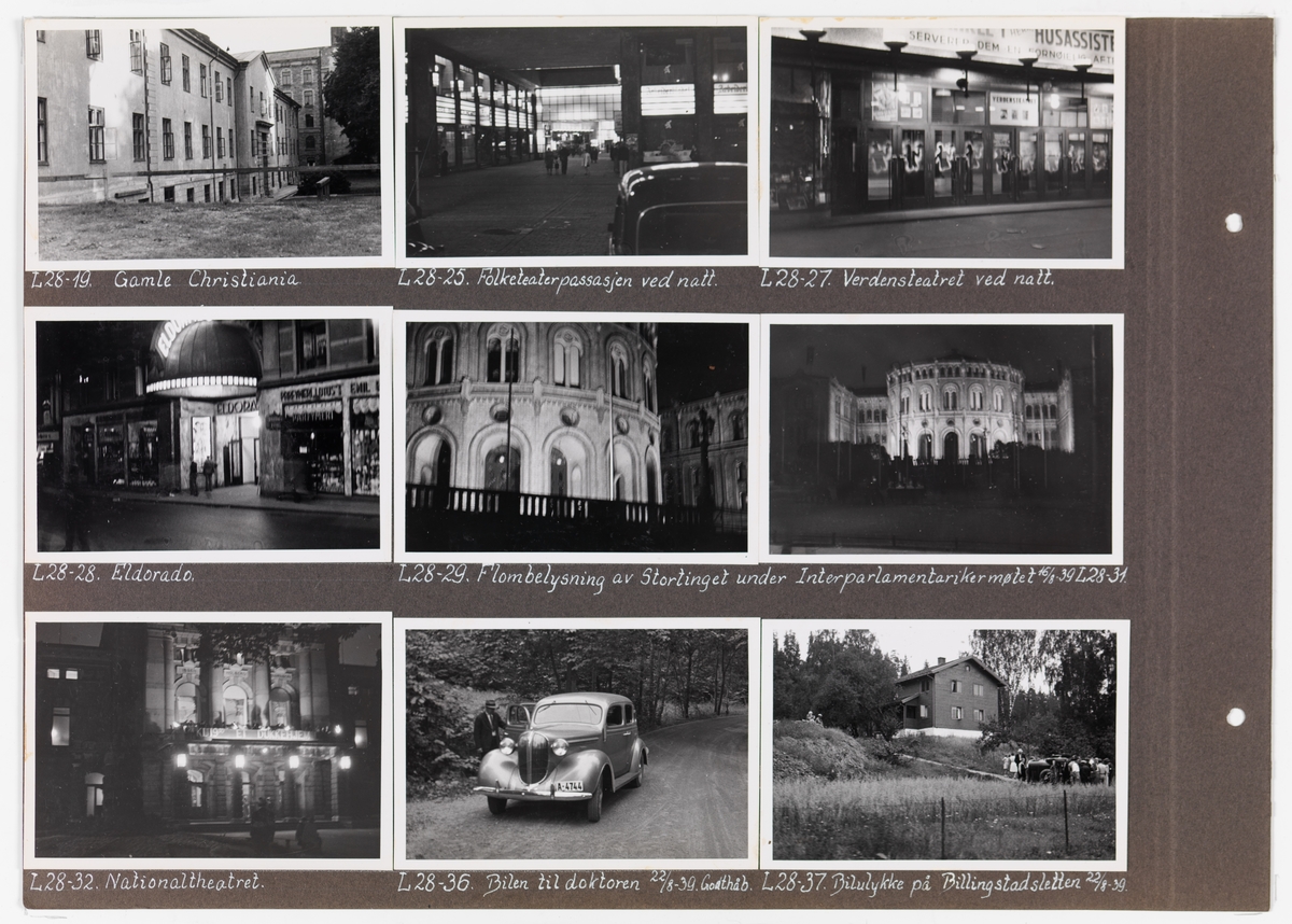 Adolf Bechs fotoalbum fra 1939-1940. Bech var kontorsjef ved transportkontoret i generaldirektoratet for Norges Statsbaner. 

Enkeltbilder fra albumet er publisert på reg.nr. UHB-105-0002 - UHB-105-0141.