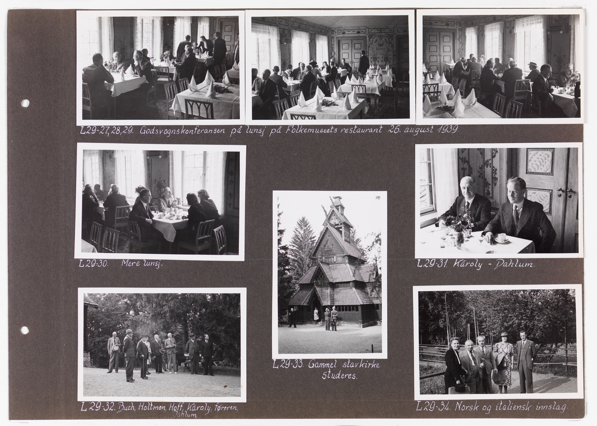 Adolf Bechs fotoalbum fra 1939-1940. Bech var kontorsjef ved transportkontoret i generaldirektoratet for Norges Statsbaner. 

Enkeltbilder fra albumet er publisert på reg.nr. UHB-105-0002 - UHB-105-0141.