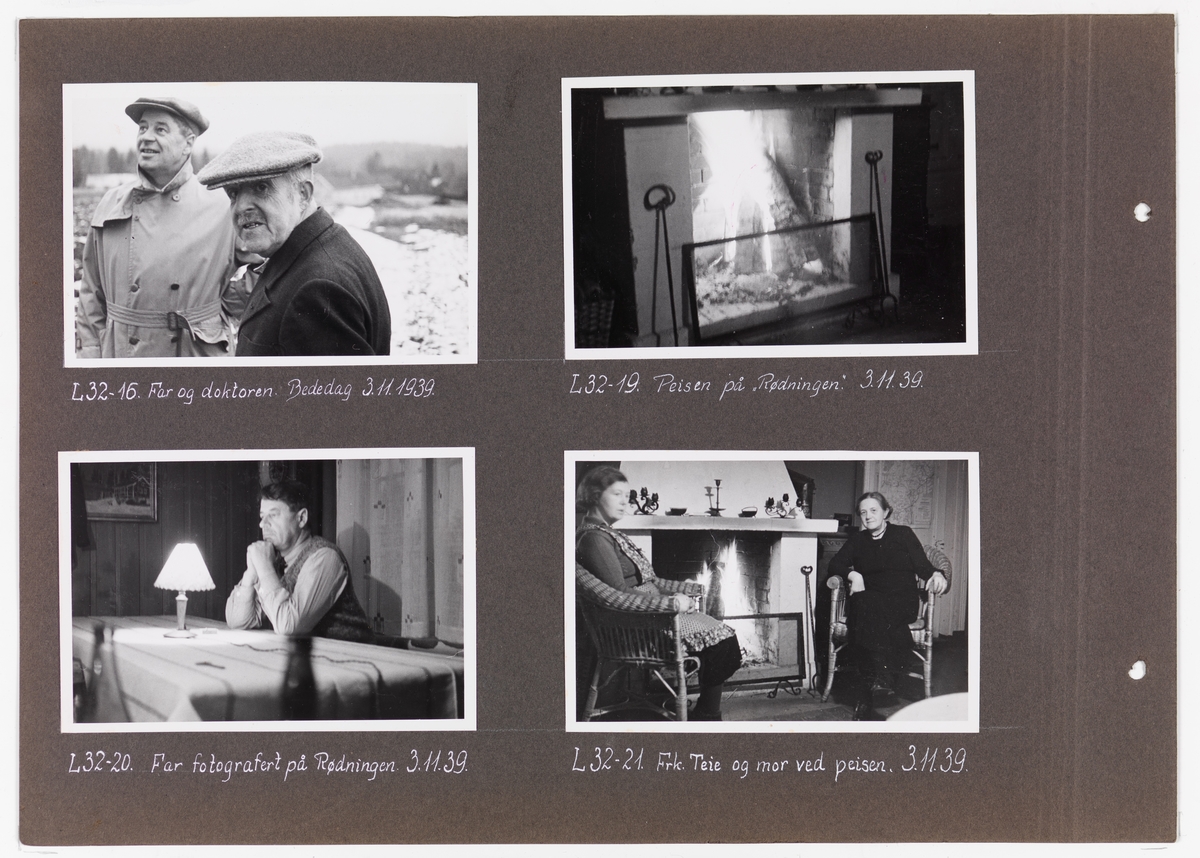 Adolf Bechs fotoalbum fra 1939-1940. Bech var kontorsjef ved transportkontoret i generaldirektoratet for Norges Statsbaner. 

Enkeltbilder fra albumet er publisert på reg.nr. UHB-105-0002 - UHB-105-0141.