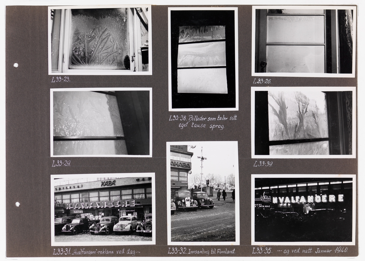 Adolf Bechs fotoalbum fra 1939-1940. Bech var kontorsjef ved transportkontoret i generaldirektoratet for Norges Statsbaner. 

Enkeltbilder fra albumet er publisert på reg.nr. UHB-105-0002 - UHB-105-0141.