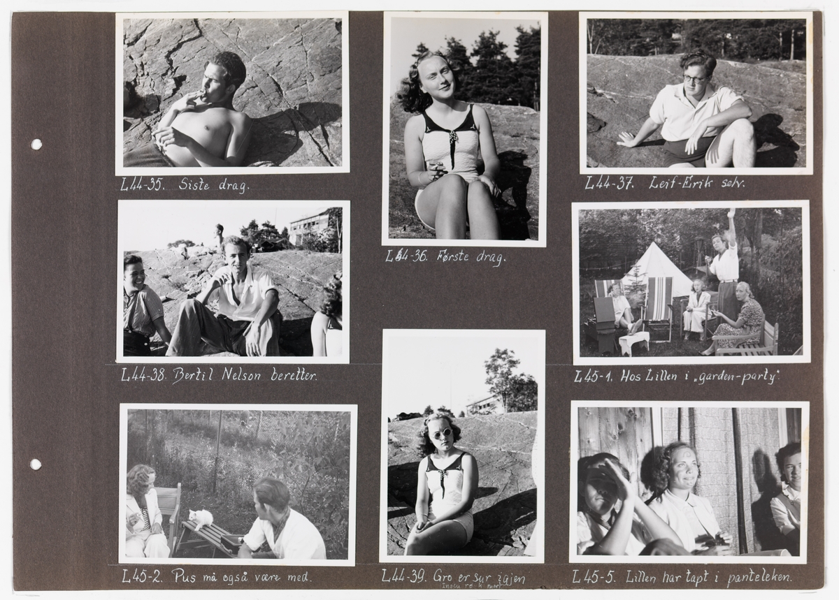 Adolf Bechs fotoalbum fra 1939-1940. Bech var kontorsjef ved transportkontoret i generaldirektoratet for Norges Statsbaner. 

Enkeltbilder fra albumet er publisert på reg.nr. UHB-105-0002 - UHB-105-0141.
