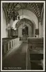Interiörbild av kyrka.