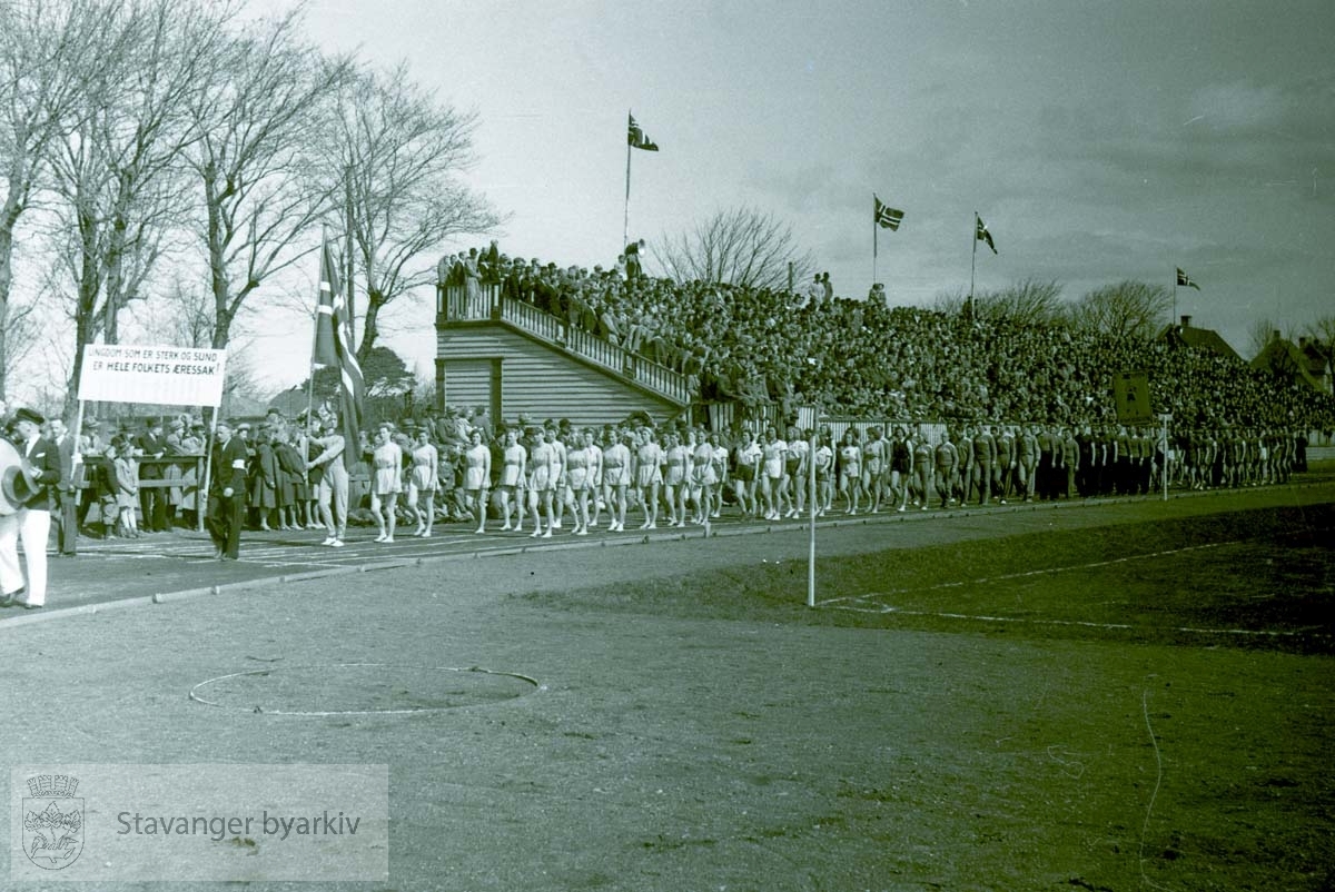 Arrangement på Stavanger stadion.