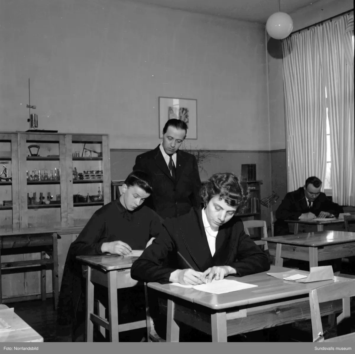 Diverse kursverksamhet på 1950-talet.