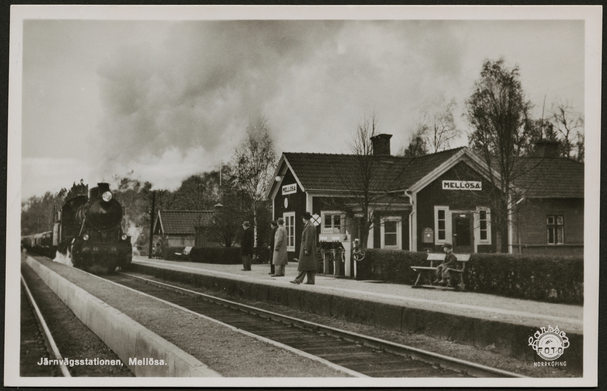 Trafikaktiebolaget Grängesberg – Oxelösunds Järnvägar, TBOJ G3 66 vid Mellösa station.