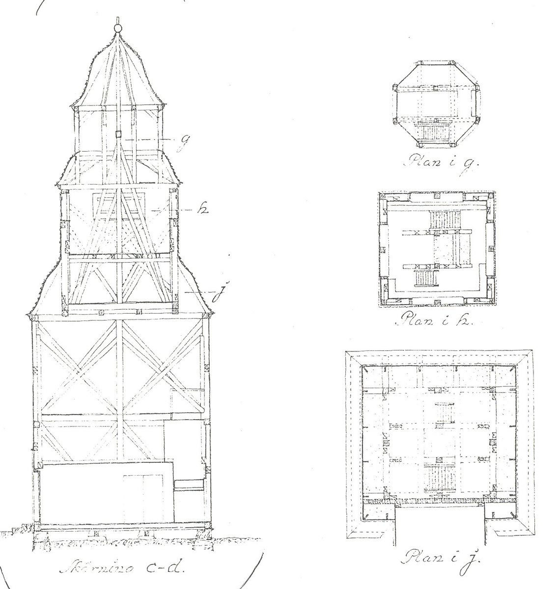 Seglora kyrka på Skansen har ett enskeppigt långhus med tresidigt kor, ett torn i väster samt en sakristia intill korets östra vägg. Grunden är av kallmurad sten. Yttertaket är ett högt och brant sadeltak. Såväl taket som långhusets väggar är klädda med ekspån som rödfärgats. Takets nedersta spånskift är lagt med spetsad spån och i takfallet är ett antal sådana spetsade spån lagda så att de bildar mönster av rombiska rutor. På östra taknocken över koret sitter en järnspira med två klot av koppar och en vindflöjel i form av en tupp.

Tornets grund är av kallmurad sten. Fasaden är klädd med rödfärgad stående panel. Planformen är rektangulär i det nedre partiet, men i höjd med taknocken före övergången till tornhuven är väggarna hopdragna till kvadratisk plan genom karnisformiga takfall. I denna våning finns klockstolar för två klockor samt dubbla gluggar med svartmålade luckor åt alla fyra sidorna. Klockorna kommer från Värings kyrka i Västergötland, en större från 1300-talet samt en mindre, gjuten år 1759. Kyrktornets överdel består av en åttsidig lanternin med målade urtavlor och blindfönster samt allra överst en likaledes åttsidig huv med mjukt svängda takfall. Tornet kröns av en glob med kors av förgylld koppar.
