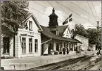 Resande på järnvägsstationen i Katrineholm.