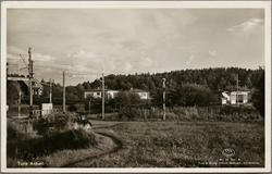 Tunagård anhalt på linjen mellan Åkersberga och Österskär.