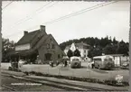 Vagnhärad station och busshållplats.