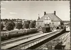 Nässjö - Oskarshamns Järnväg, NOJ Motorvagnståg typ Y på Oskarshamns station.