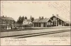 Sala station omkring förra sekelskiftet.
