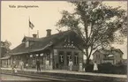 Järnvägsstationen i Valla.