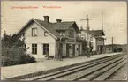 Järnvägsstationen i Vallentuna.