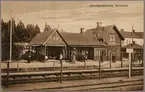 Bromstens järnvägsstation.