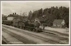Kolbäcks järnvägsstation. Stockholm - Västerås - Bergslagens Järnvägar, SWB H 71.
