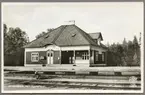 Järnvägsstationen Nyhammar.