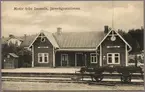 Järnvägsstationen i Immeln, med Kristianstad - Hässleholms Järnväg, CHJ L 262 i förgrunden.