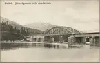 Järnvägsbron strax väster om Duved och Åreskutan.